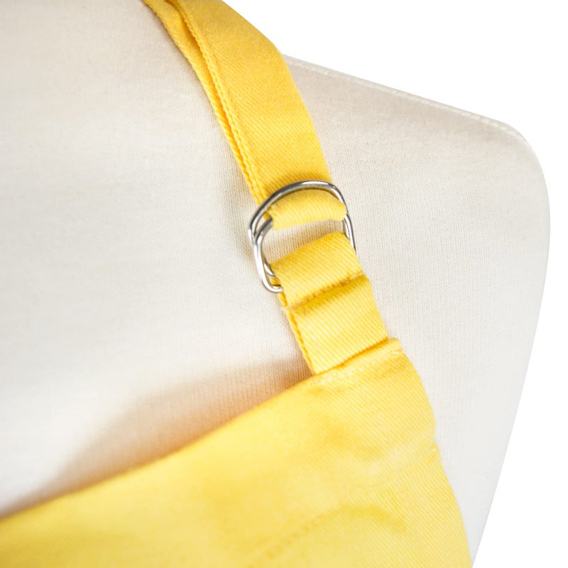 DII Everyday Basic Kitchen Collection, Chef Apron, Yellow - Image 3